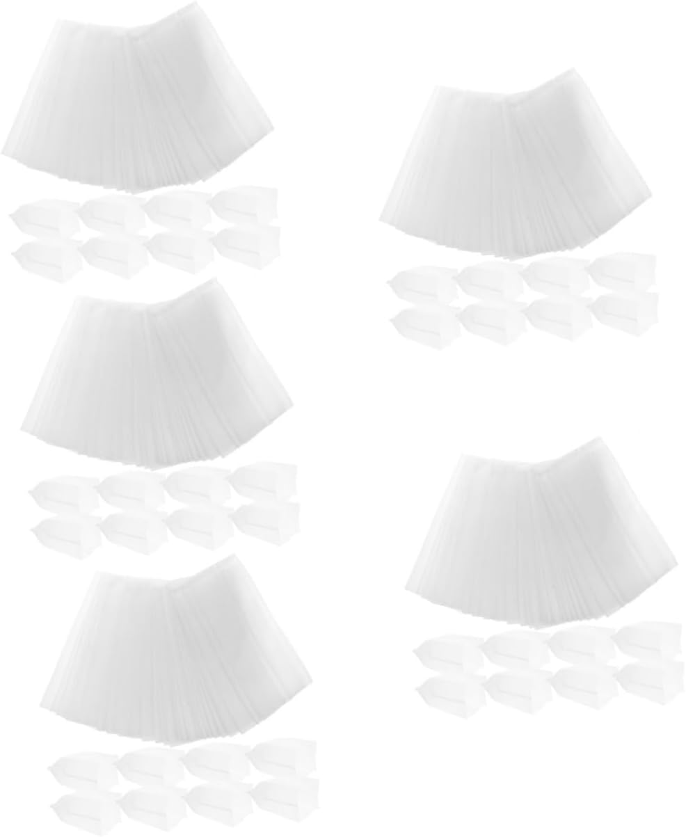 balacoo 500pcs Non-Woven Fabric Grow Bags for Vegetables Flowers Breathable Nursery Bags Water Drainage for Healthy Root Growth for Gardens Yards Balconies