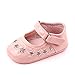 MK Matt Keely Baby Mädchen Rutschfeste Lauflernschuhe Weiche Babyschuhe Prinzessin Schuhe Baby Mädchen Krippe Schuhe, Rosa Stern 3-6 Monate