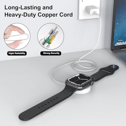 Fast Charger for Apple Watch Charger, 6FT USB C iWatch Charger, White by JUCDEKE - Used condition - Image 3