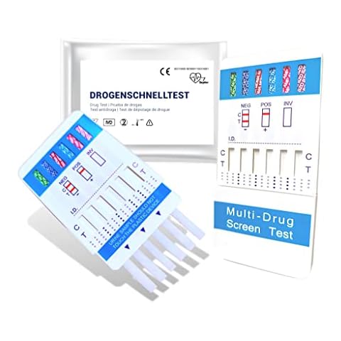 2x Drogentest Multi 7 Zepter | Bestimmung von 6 Drogenarten gleichzeitig | THC, COC, AMP, MOP, MDMA & BZO Cover