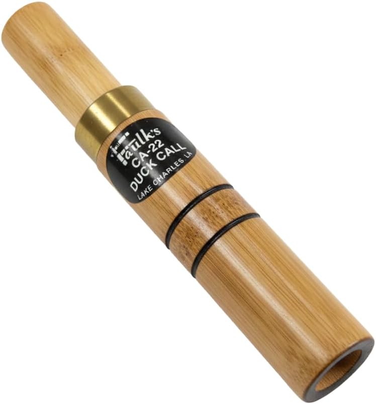 Faulk's Game Calls Special Bamboo Cane Duck Call CA-22, Brown