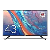 Cello C4320DVB 43 inch LED TV with Freeview & Satellite, Easy Setup Mains Only, Non-Smart, USB Record from Live TV, Frameless Style Made in the UK