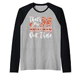 That's My Brother Out There Funny Football Sister Game Day Raglan Baseball Tee