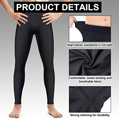 Haysandy Boys' Compression Leggings 2 Pack Athletic Tights Basketball Compression Pants Boys Sport Leggings2