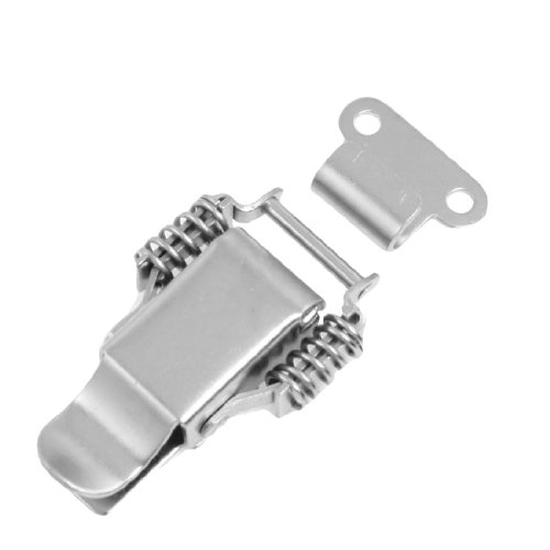 Image of Aexit Hardware Tool Padlocks & Hasps Aviation Case Toolbox Silver Tone Hasps Toggle Latch