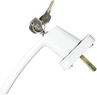 Window Handles Universal Window Handle Key Locking with Locks Security Door Handle for Double Glazing Windows Handle Door Turning Handle Window Handle