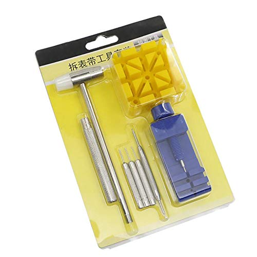Ellepigy 11 Pieces Watch Band Strap Roll Pin Punch Set - Trousse à outils pour armurier/fabricants de montres/Artisanat et réparations avec étui de transport