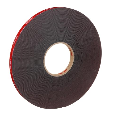 3M VHB Tape 5952, Black, 1/4 in x 36 yd, 45 mil, 1 Roll by 3M - Image 2