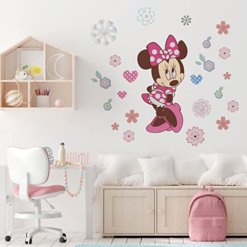 Removable Kids Wall Decals Peel And Stick Vinyl Cartoon Mouse Wall Mural Stickers For Cartoon Room Decal Nursery Kids Bedroom Playroom Wall Decor #TOP1