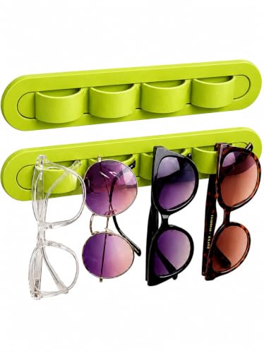 Image of Sunglasses Organizer, Wall Glasses Holder, Acrylic Sunglasses Display, Eyeglass Organizer for Multiple Glasses for Office & Home Decor, Unique Gifts for Husband, Women & Girls