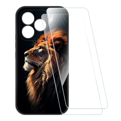 ESACMOT �v�����g�P�[�X + 2�������K���X�t�B���� Huawei Honor Play 11 Plus 5G �Ƃ̌݊�������, �Ռ��z���\�t�g�J�o�[ HD�N���A (���C�I��1)
