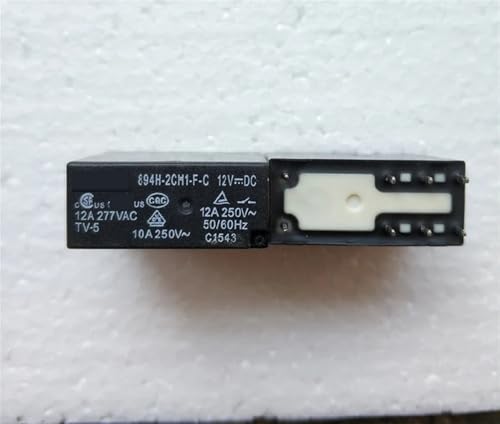 Relais 894H-2CH1-FC 12V Song Chuan à 8 broches et 12A pour circuit imprimé