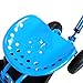 HEIGHYOXP Rolling Garden Scooter with Swivel Seat and Tool Tray - Heavy-Duty Steel Frame, 360° Adjustable Seat, Large Wheels for All Terrains (Blue)