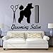 Autocollant mural en vinyle imperméable pour salon de toilettage, chiens, animaux, Best Friends, Pet Shop, 42 x 46 cm