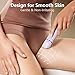 Hair Removal Epilators Bikini Trimmer for Women, Painless Waterproof Electric Foil Shaver Razors for Facial Leg Body Armpit, Ceramic Blade with USB Charging Dock, Travel Grooming Gifts for Her, Purple