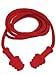 Magid E2 Reusable Earplugs with Nylon Removable Cord, Regular Size, Red