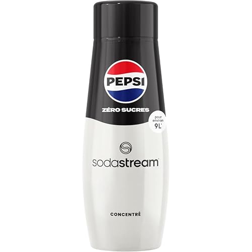 Sodastream Concentré Pepsi Zéro Sucres pour Machine à Eau Pétillante
