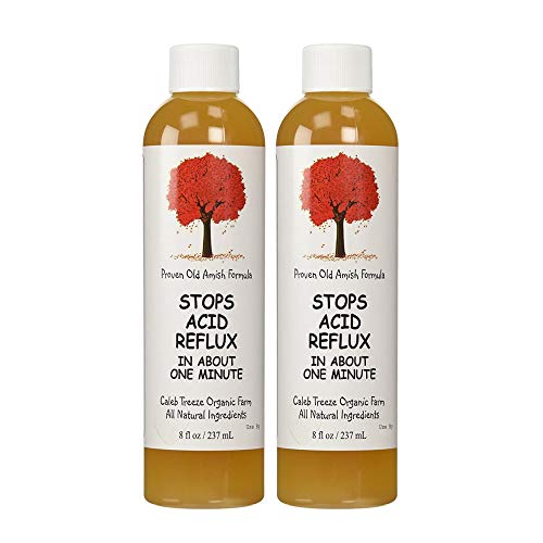 Caleb Treeze Organic Farm Stops Acid Reflux 8oz (2 Pack) (2 Items)