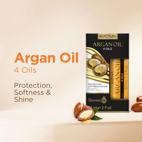 Kativa Argan Oil 4 Oils Intense Hair Oil 60ml - 3
