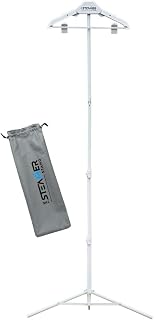 Travel Pro | Adjustable Standing Garment Steaming Rack with Hanger | Fast, Foldable, Sturdy, Portable Steam Ironing Solution for Travel & Home