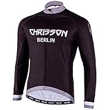 HOCHWERTIGE MATERIALEN - Dieses Thermo Radtrikot für Herren besteht aus hochwertigen Stoffen wie Micro-Lycra, Duratherm und Grid-Polar-Fleece. Es ist extrem strapazierfähig und verformt sich nicht