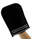 OG-ER Türkischer Hammam-Handschuh im osmanischen Stil, schwarz – 1 Stück