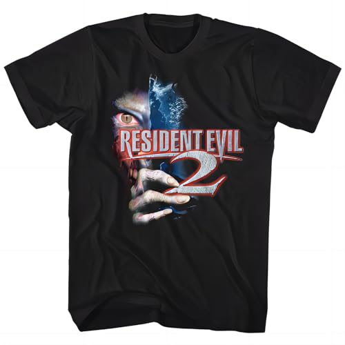 HAPDEZH Resident Evil 2 Horror Sci-Fi Movie Video Game Eye Hands Adult T-Shirt