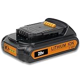 SKYON DCB230 20V 4.0Ah Battery Replacement for DCB203 2Ah DCB201 1.5Ah DCBP034 1.7Ah DCBP520 5Ah DCB230 3.0Ah DCB240 4.0Ah 20V MAX* Compact Battery Compatible with Dewalt 20V Cordless Power Tools