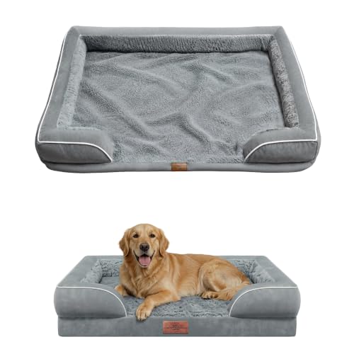 Comfort Expression X-Large Sized Dog Bed Cover with Unremovable Bolsters