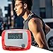Kalorienzähler, Schrittzähler zum Gehen, digitaler LCD-Schrittzähler, Tagesziel-Monitor für Sport, Reisen, Abenteuer, Schwimmen, Indoor-Workout, Wandern, Senioren, Outdoor