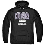 University of Sioux Falls Official Est. Date Unisex Adult Pull-Over Hoodie, Black, Large