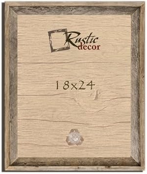 18x24-2" Wide Signature Rustic Barnwood Reclaimed Wood Wall Frame