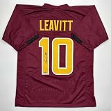 Facsimile Autographed Sam Leavitt Arizona State Red Reprint Laser Auto College Football Jersey Size Men's XL