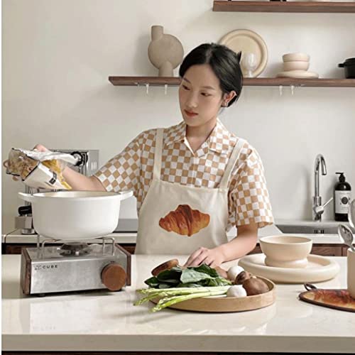 Tablier de cuisine en coton SSDD Home avec couvre-bébé intégré - 5