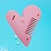 Lurrose Tijeras de corte de pelo en forma de corazón de peine...