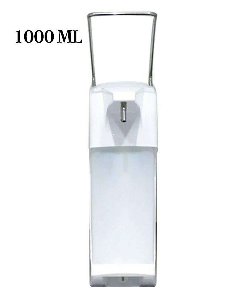 Sunnykud Soap Dispenser 1000 ml Elbow Press Wall-Mounted Soap Pumps Aluminum Stainless Steel Handle Disinfectant Dispenser