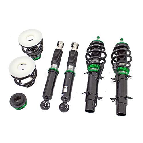 Rev9 R9-HS2-114 Hyper-Street II Coilover Suspension Lowering Kit, Mono-Tube Shock w/ 32 Click Rebound Setting, Full Length Adjustable, compatible with Audi TT Quattro (8N) 2000-06
