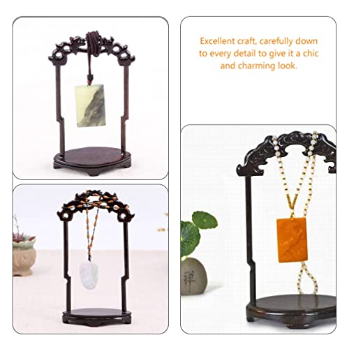 ifundom Style Bracelet Jade A Pendant Home Racks Tabletop For Rack Hanger Shop Chinese Earring Wood Display Organizer Wooden Jewelry Stand Necklace Bracelets Holder Tree Chains - Image 3