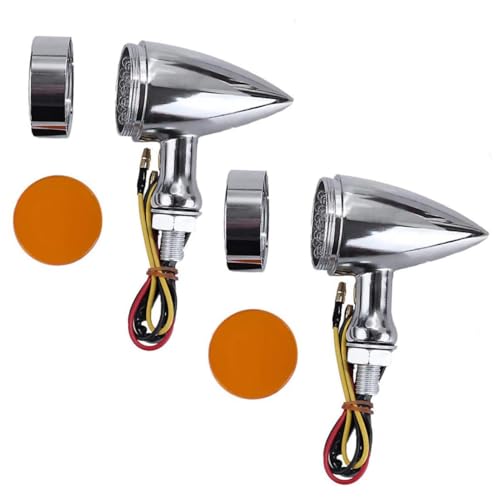 Clignotants pour feux de signalisation moto ABOOFAN lampe rétro 12V