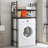 3. Étagères creuses : Les étagères creuses de ce éTagèRe Machine à Laver sont non seulement esthétiques et respirantes, mais aussi pratiques. Elles permettent d'égoutter rapidement le linge humide, empêchant ainsi l'accumulation d'eau et facilitant le nettoyage.