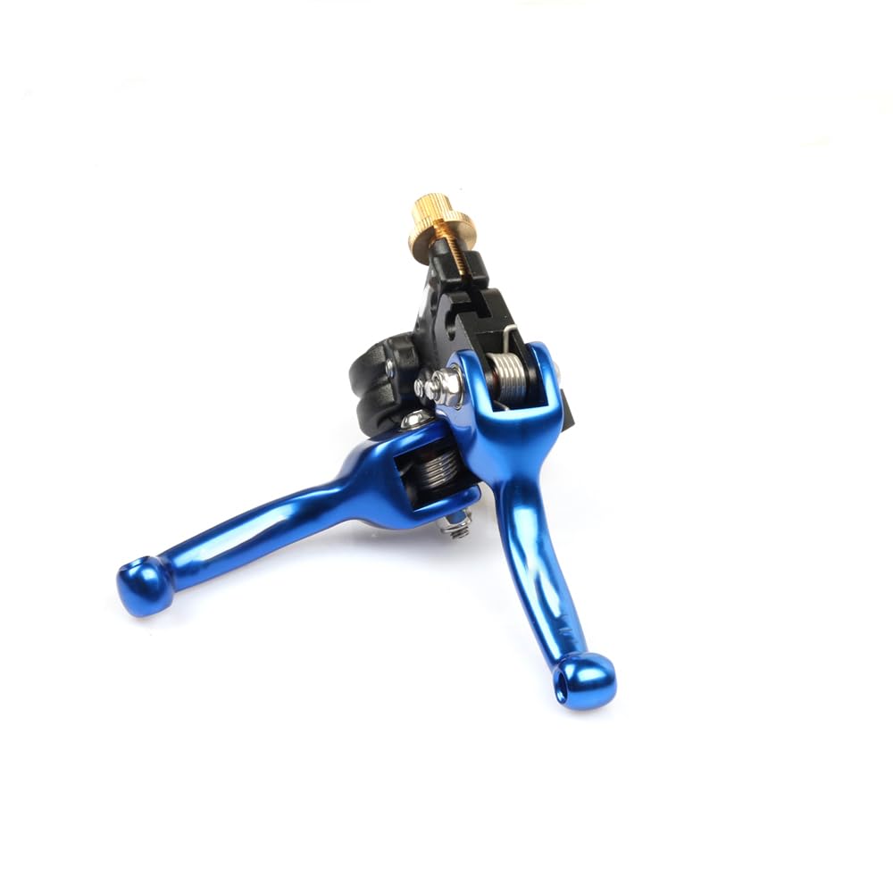 HXFYGDM Motorcycle Aluminum Folding Extendable Brake Clutch Levers 22mm for SDG YCF SSR CRF XR KLX Motocross Pit Dirt ATV Motorcycle Parts(Blue)