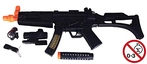Joysae Light Up Combat Toy Gun For Boys, Machine Gun, Rifle, Battery Operated With Military Sound, Best Gift For Kids #TOP6