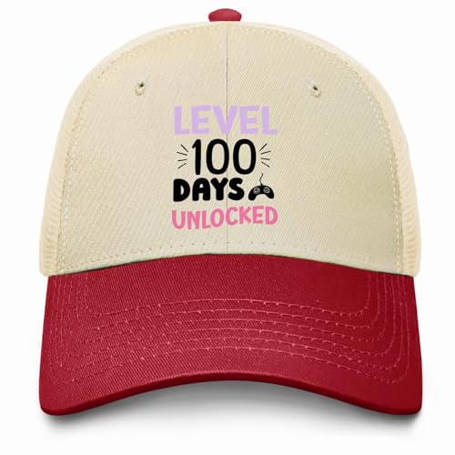 Levels 100 Days Unlocked Levels 100 Days Baseball Hat Golf