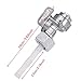 Hoypeyfiy Gasoline Generator Shut Off Valve Gas Tank Pump Petcock Fuel Switch Replacement for Predator Generac Champion DuroMax Powermate (16mm x 1.5mm)