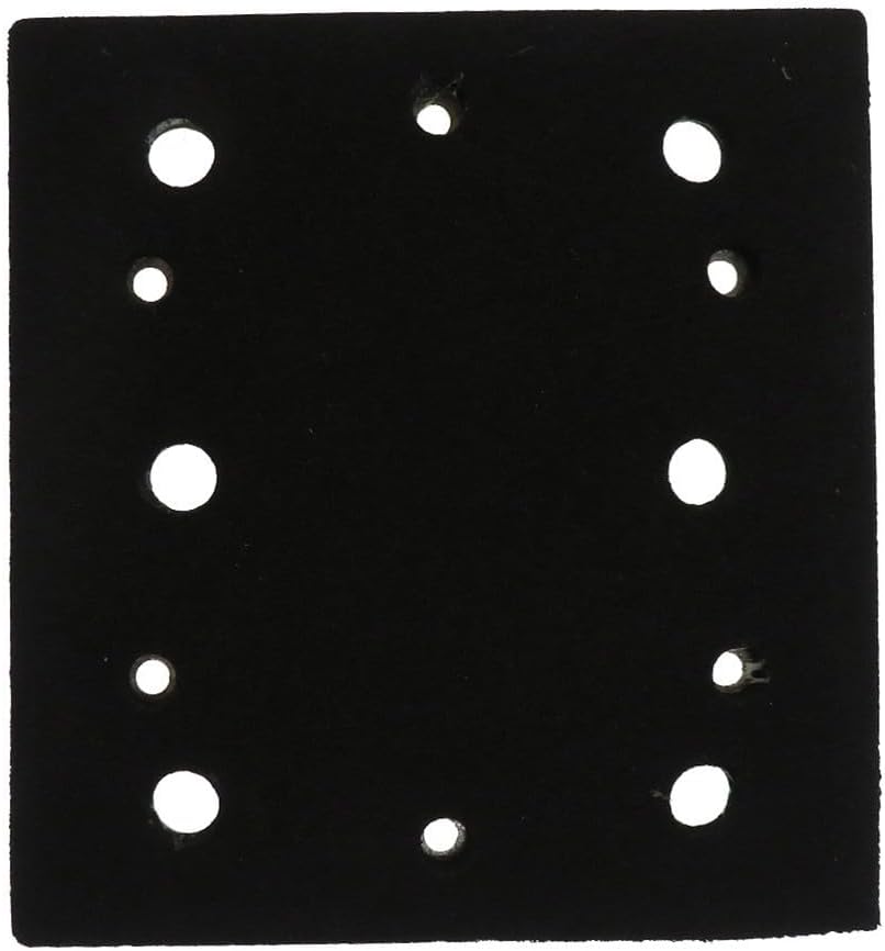 Sanding Pad Backing Plate 100x110mm Square Sanding Disc Replacement For S650D S652DK Aluminum Foam Sander Base Finishing Sander Accessory 6 Hole Dust