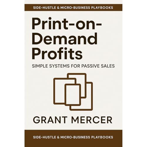 Print-on-Demand Profits Audiolibro Por Grant Mercer arte de portada
