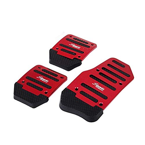 BESPORTBLE 3Pcs Acelerador de Freio de Carro Pedais de GÃ¡s Profissional Anti-Derrapante VeÃ­culo Pe