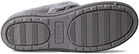 Skechers BOBS Women's 113677 Slipper, Charcoal, 6 | Image 2