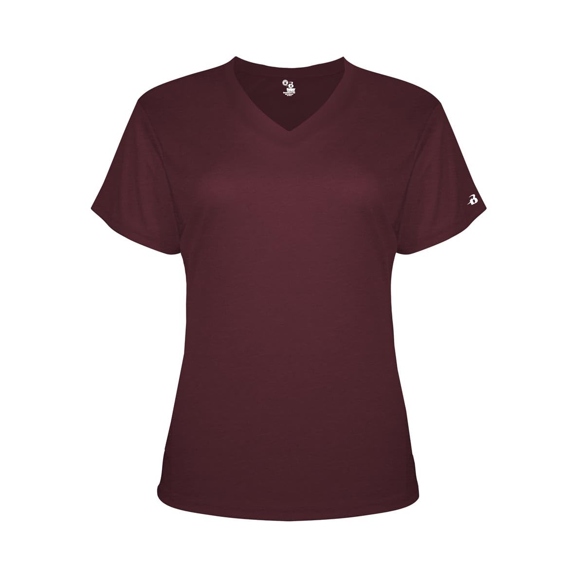 Badger Sports Tri-Blend Ladies' V-Neck Tee - S - MA