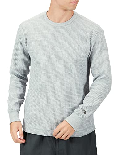 [ザノースフェイス] 長袖カットソー ロンT L/S ウォームワッフルクルー メンズ NT62032 通気性 保温性 ミックスグレー2 L